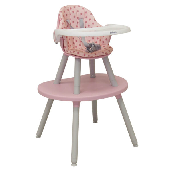 SILLA ALTA PRINSEL BISTRO 3 EN 1 ROSA