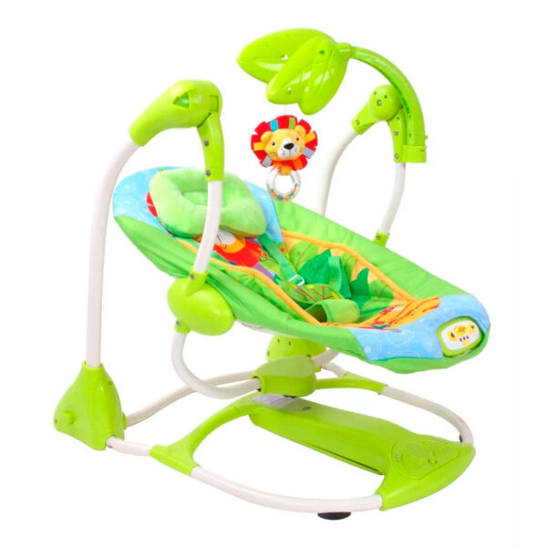 SILLA MECEDORA VERDE BORREDUITO PARA BEBE GBB - Imagen 3