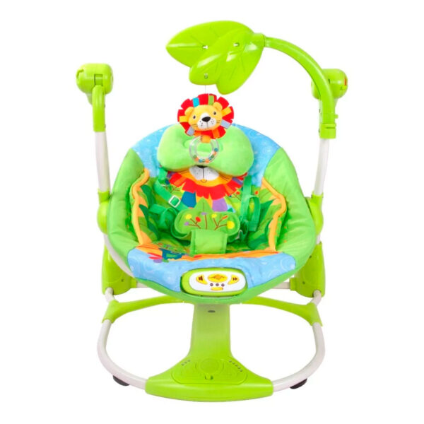 SILLA MECEDORA VERDE BORREDUITO PARA BEBE GBB - Imagen 2