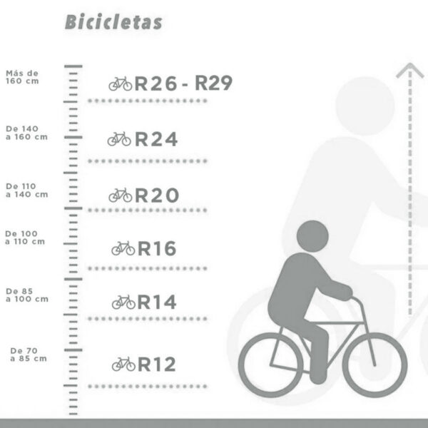 BICICLETA GOSA R16 METEORO CON LUZ Y SONIDO - Imagen 7