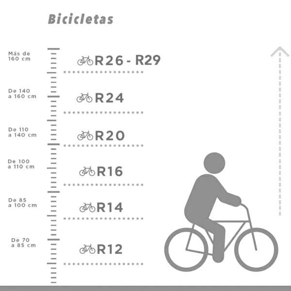 BICICLETA GOSA R20 METEORO CON LUZ - Imagen 7