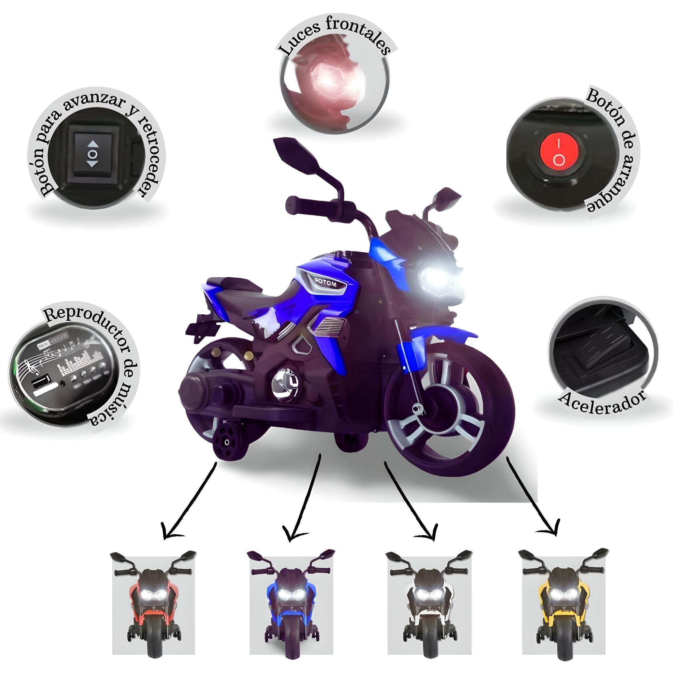 MOTOCICLETA 6 VOLTS - Imagen 2