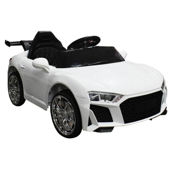 CARRO MONTABLE PILA RECARGABLE CON CONTROL REMOTO AUDI