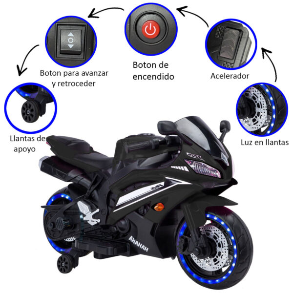 ELECTRICO GB MOTOCICLETA YAMAHA 12 VOLTS - Imagen 2