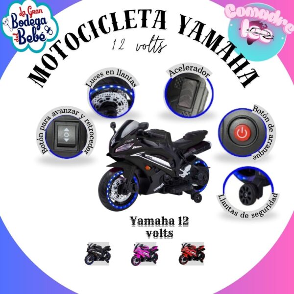 ELECTRICO GB MOTOCICLETA YAMAHA 12 VOLTS