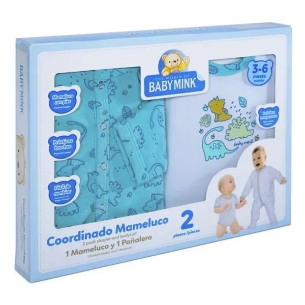 BABY COORDINADO MAMELUCO 2 PZAS - Imagen 2
