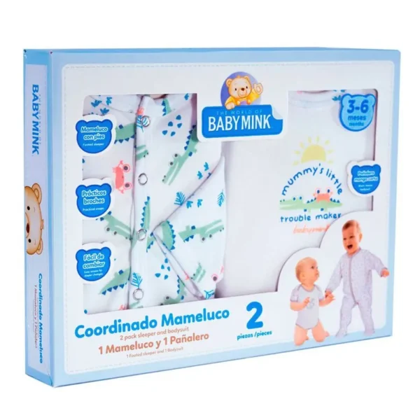BABY COORDINADO MAMELUCO 2 PZAS - Imagen 5