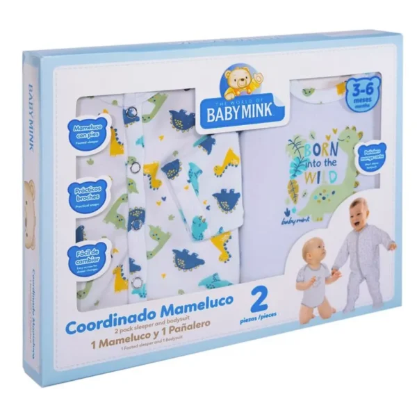 BABY COORDINADO MAMELUCO 2 PZAS - Imagen 8