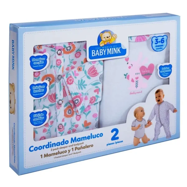 BABY COORDINADO MAMELUCO 2 PZAS - Imagen 11