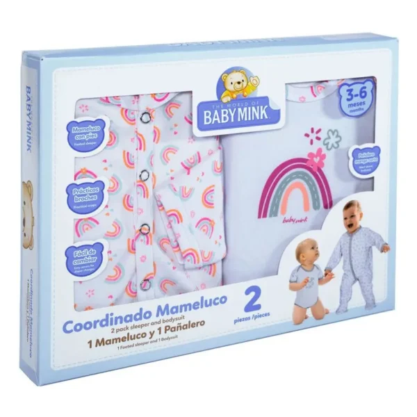 BABY COORDINADO MAMELUCO 2 PZAS - Imagen 13
