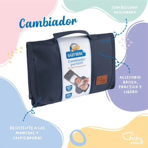 BABY MINK CAMBIADOR PORTÁTIL PARA BEBÉ - Imagen 10