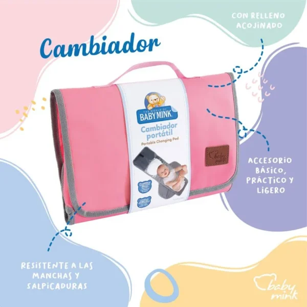 BABY MINK CAMBIADOR PORTÁTIL PARA BEBÉ - Imagen 15