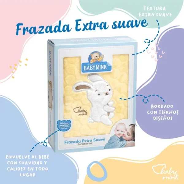 BABY MINK FRAZADA EXTRA SUAVE CARIÑOS - Imagen 8