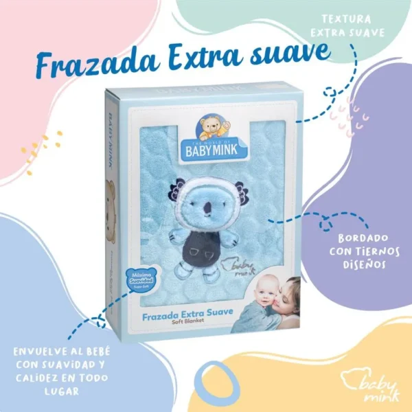 BABY MINK FRAZADA EXTRA SUAVE CARIÑOS - Imagen 4
