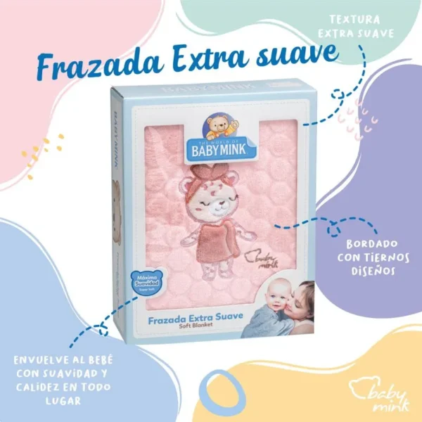 BABY MINK FRAZADA EXTRA SUAVE CARIÑOS - Imagen 24