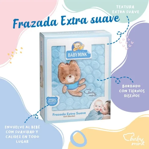 BABY MINK FRAZADA EXTRA SUAVE CARIÑOS - Imagen 16