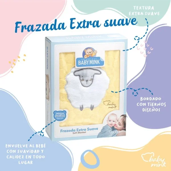 BABY MINK FRAZADA EXTRA SUAVE CARIÑOS - Imagen 20
