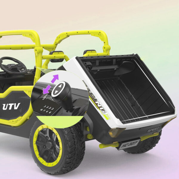 CARRO MONTABLE PILA RECARGABLE CON CONTROL REMOTO - Imagen 6