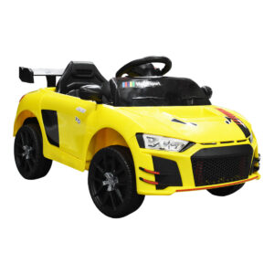 CARRO MONTABLE PILA RECARGABLE CON CONTROL REMOTO AUDI 6V