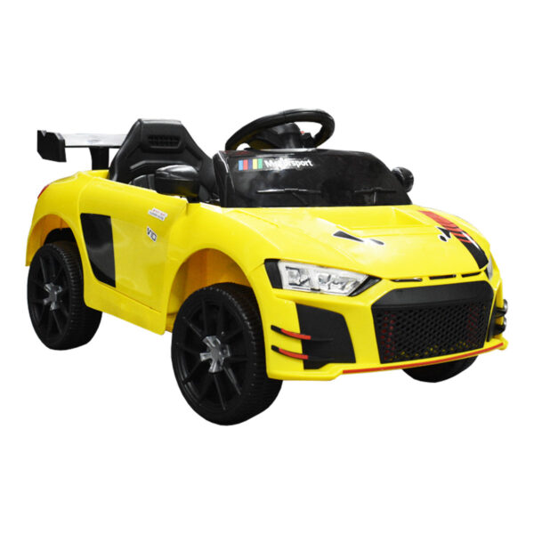 CARRO MONTABLE PILA RECARGABLE CON CONTROL REMOTO AUDI 6V