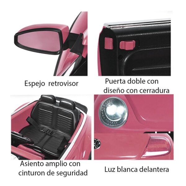 CARRO MONTABLE CONTROL REMOTO LICENCIA VOLKSWAGEN BEETLE DUNE - Imagen 6