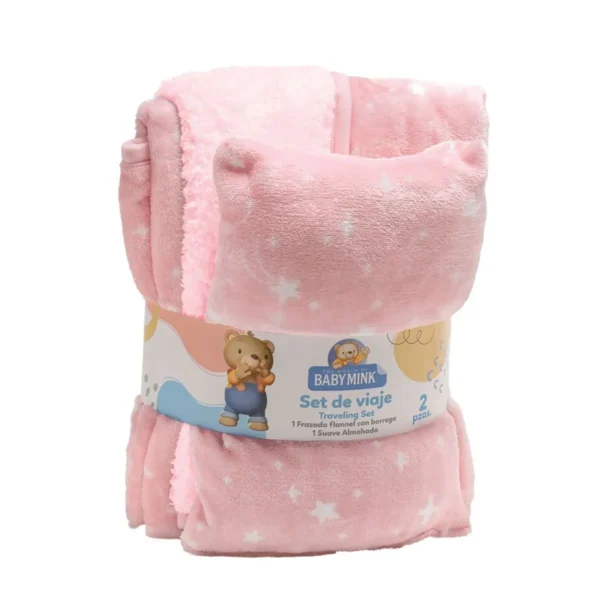 SET DE VIAJE BABYMINK FRAZADA CON ALMOHADA - Imagen 12