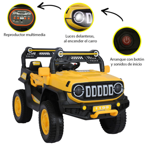 ELECTRICO GB JEEP 12 VOLTS MECEDOR - Imagen 2