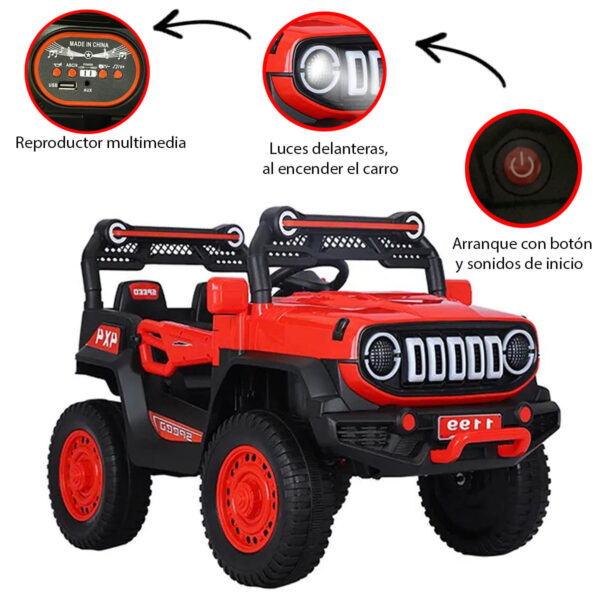 ELECTRICO GB JEEP 12 VOLTS MECEDOR - Imagen 6