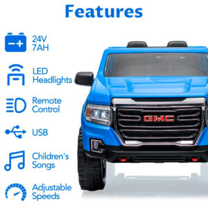 CARRO MONTABLE CONTROL REMOTO LICENCIA GMC CANYON AT4