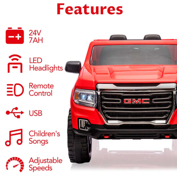 CARRO MONTABLE CONTROL REMOTO LICENCIA GMC CANYON AT4 - Imagen 6