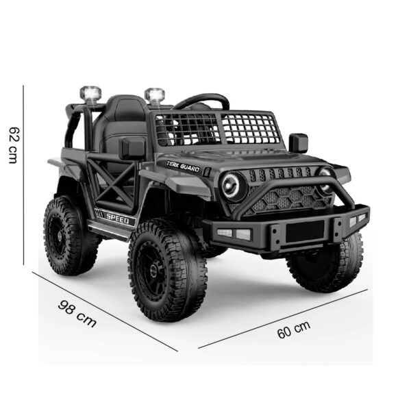 CARRO MONTABLE PILA RECARGABLE CON CONTROL REMOTO JEEP SPEED - Imagen 7