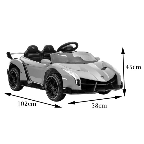CARRO MONTABLE CONTROL REMOTO LICENCIA LAMBORGHINI VENENO - Imagen 7