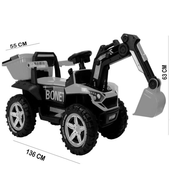 EXCAVADORA PILA RECARGABLE AMARILLA - Imagen 4