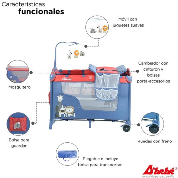 CORRAL CUNA DE BEBE DREAMS - Imagen 2