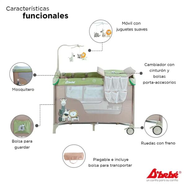 CORRAL CUNA DE BEBE DREAMS - Imagen 5