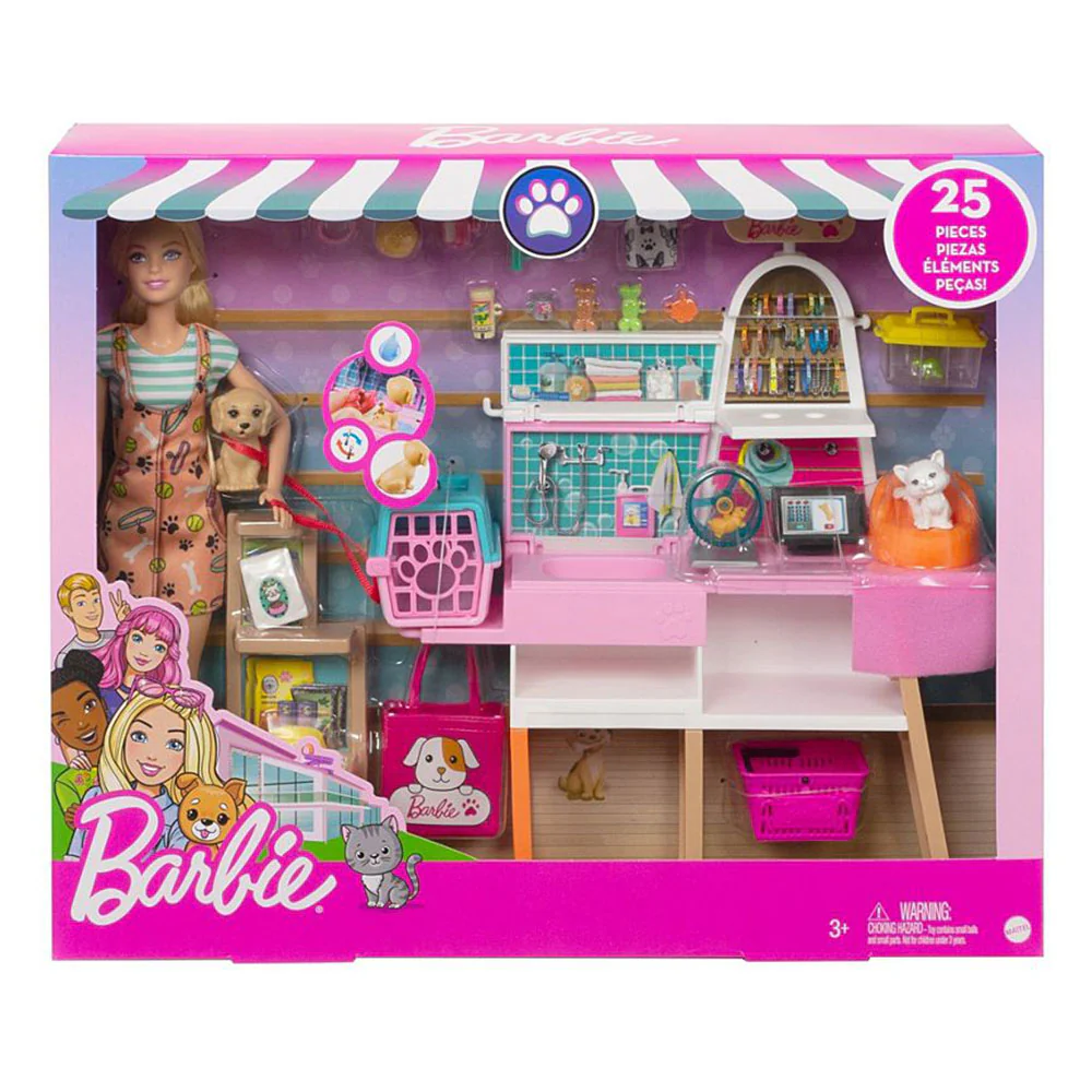 BARBIE TIENDA DE MASCOTAS