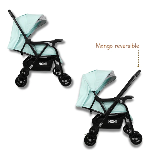 CARRIOLA ANGELIN REVERSIBLE TURQUESA - Imagen 3