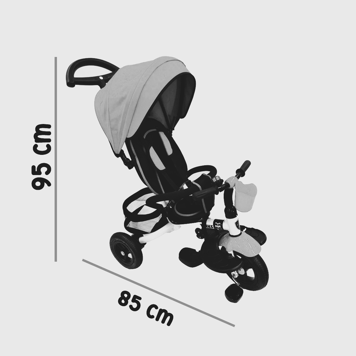 TRICICLO BABYTEK LUJO UVA - Imagen 2