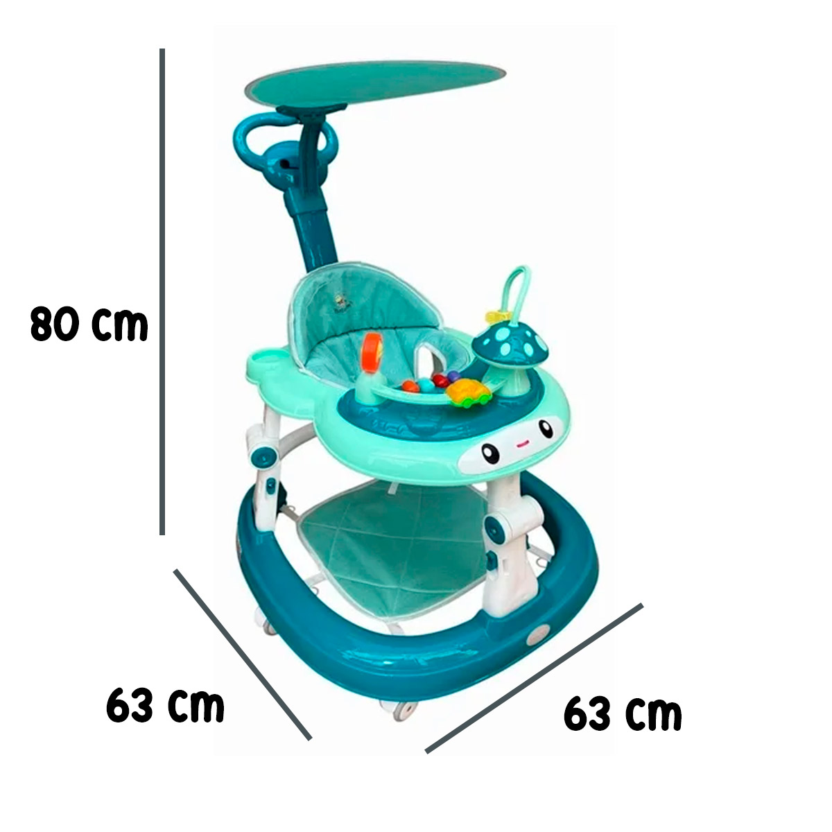 ANDADERA DE LUJO HONGUITO VERDE - Imagen 5