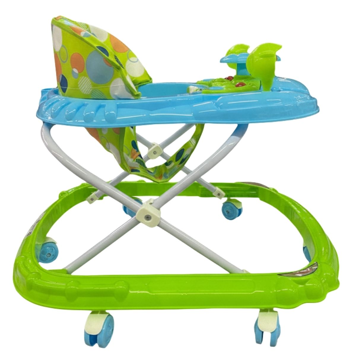 ANDADERA BABYTEK CARRITO C/ESPEJOS ECONOMICA VERDE - Imagen 2